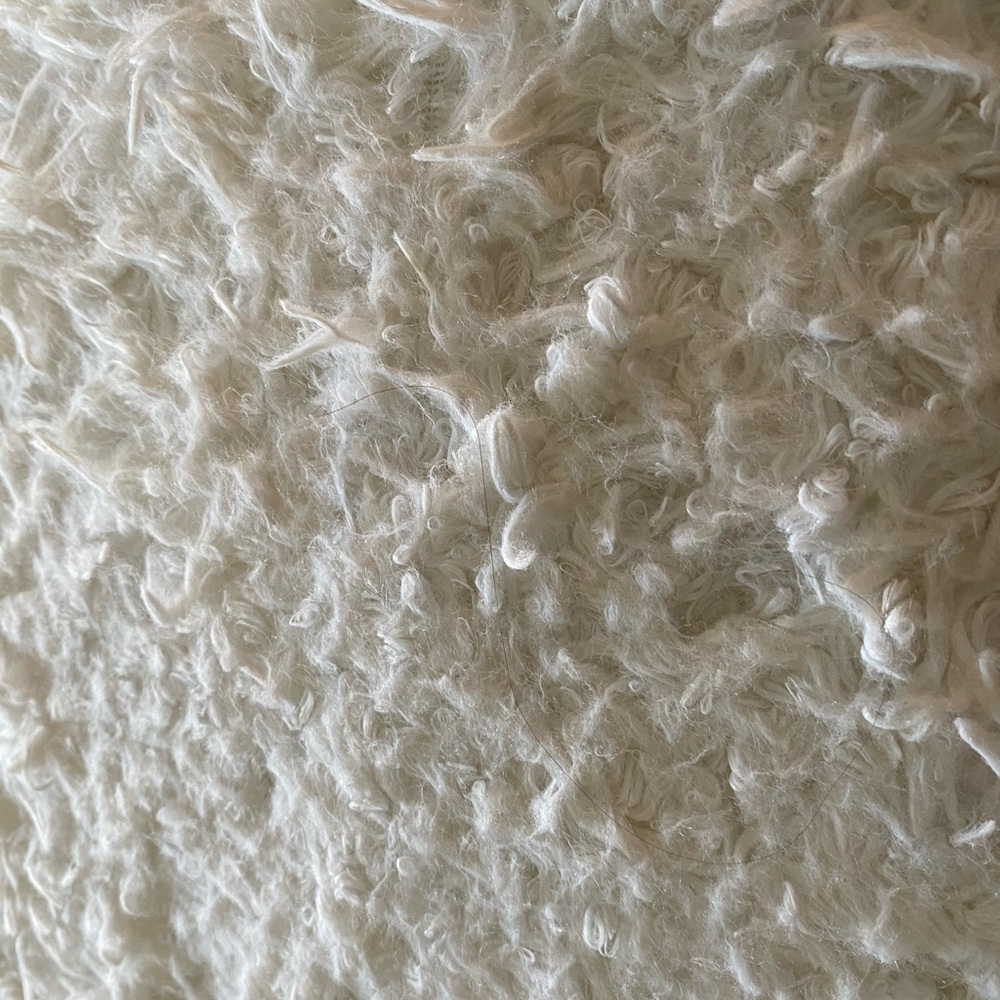 White Textured Throw Pillows - Picture 2 of 2